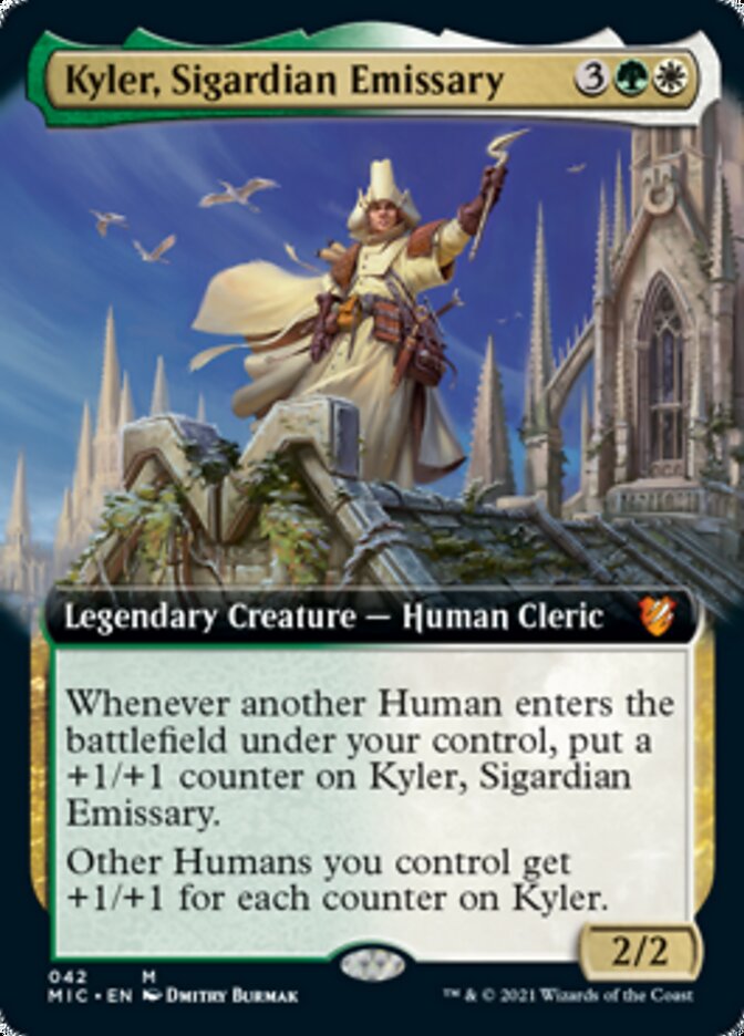 Kyler, Sigardian Emissary (Extended) [Innistrad: Midnight Hunt Commander] | Empire Gaming NC