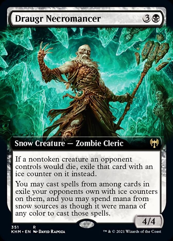 Draugr Necromancer (Extended Art) [Kaldheim] | Empire Gaming NC