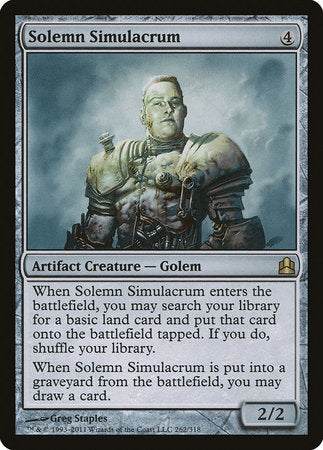 Solemn Simulacrum [Commander 2011] | Empire Gaming NC
