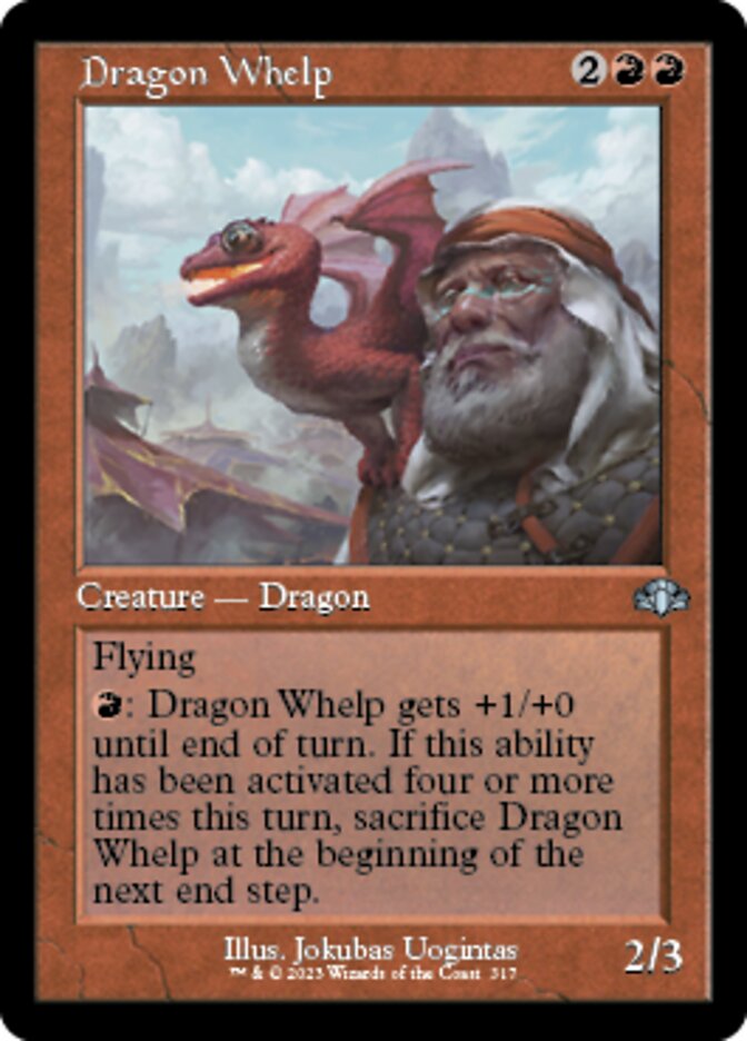 Dragon Whelp (Retro) [Dominaria Remastered] | Empire Gaming NC