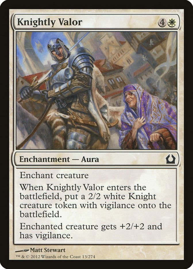 Knightly Valor [Return to Ravnica] | Empire Gaming NC