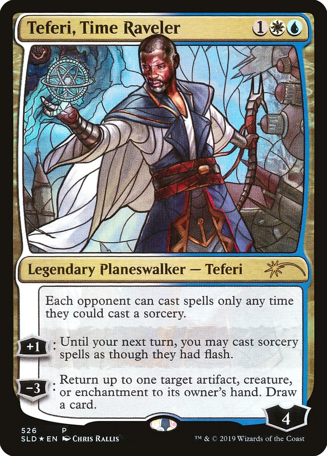 Teferi, Time Raveler (Stained Glass) [Secret Lair Drop Promos] | Empire Gaming NC