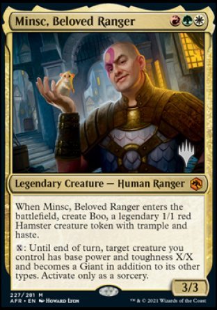 Minsc, Beloved Ranger (Promo Pack) [Dungeons & Dragons: Adventures in the Forgotten Realms Promos] | Empire Gaming NC