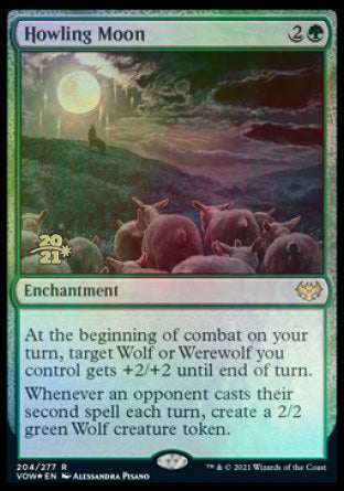 Howling Moon [Innistrad: Crimson Vow Prerelease Promos] | Empire Gaming NC