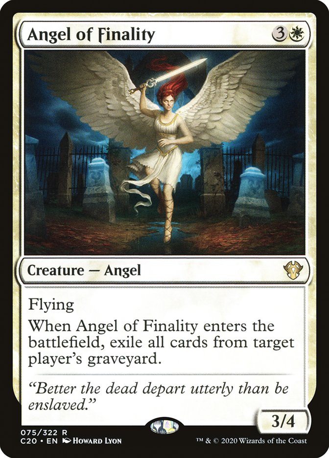 Angel of Finality [Commander 2020] | Empire Gaming NC