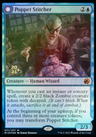 Poppet Stitcher // Poppet Factory [Innistrad: Midnight Hunt Prerelease Promos] | Empire Gaming NC