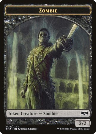 Zombie Token [Ravnica Allegiance Tokens] | Empire Gaming NC