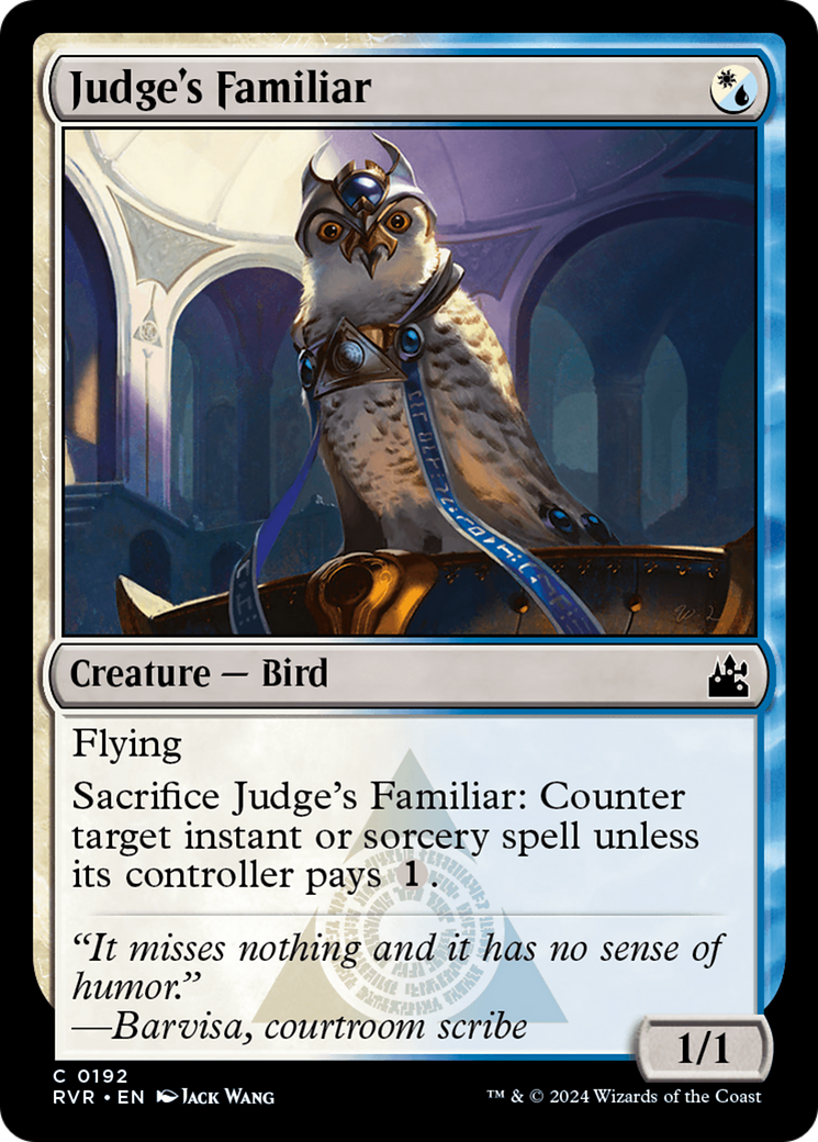 Judge's Familiar [Ravnica Remastered] | Empire Gaming NC