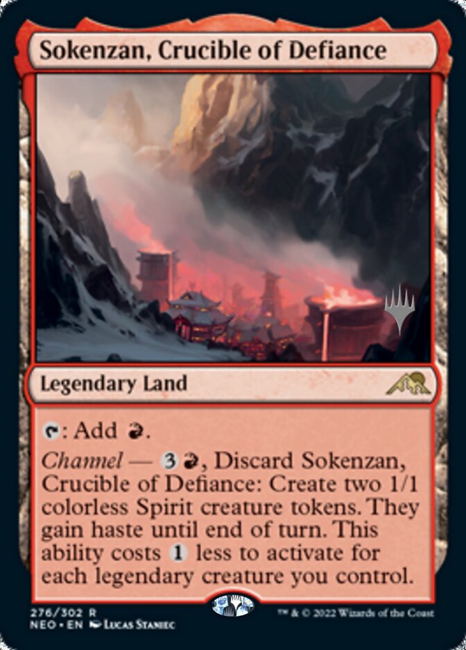 Sokenzan, Crucible of Defiance (Promo Pack) [Kamigawa: Neon Dynasty Promos] | Empire Gaming NC