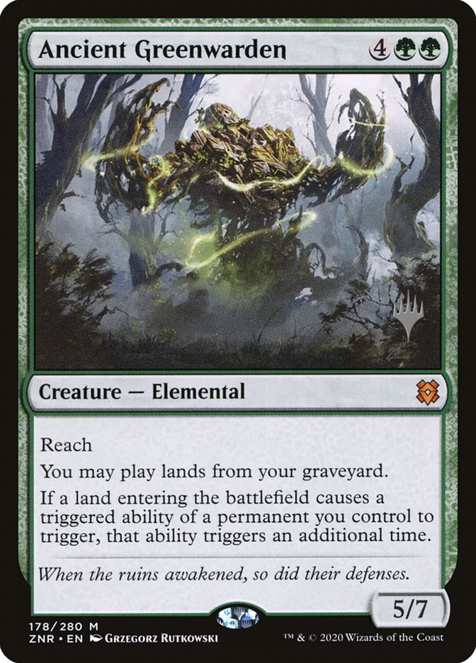 Ancient Greenwarden (Promo Pack) [Zendikar Rising Promos] | Empire Gaming NC