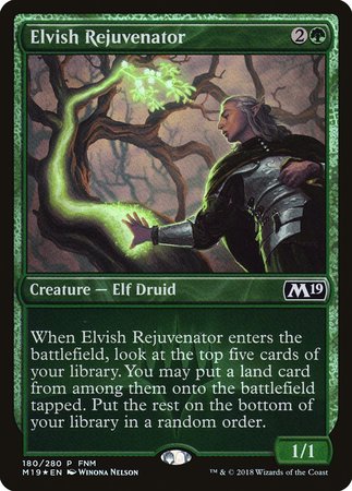 Elvish Rejuvenator [Core Set 2019 Promos] | Empire Gaming NC