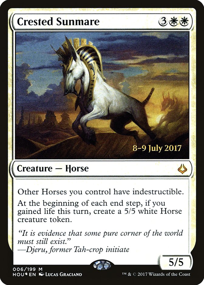 Crested Sunmare [Hour of Devastation Promos] | Empire Gaming NC