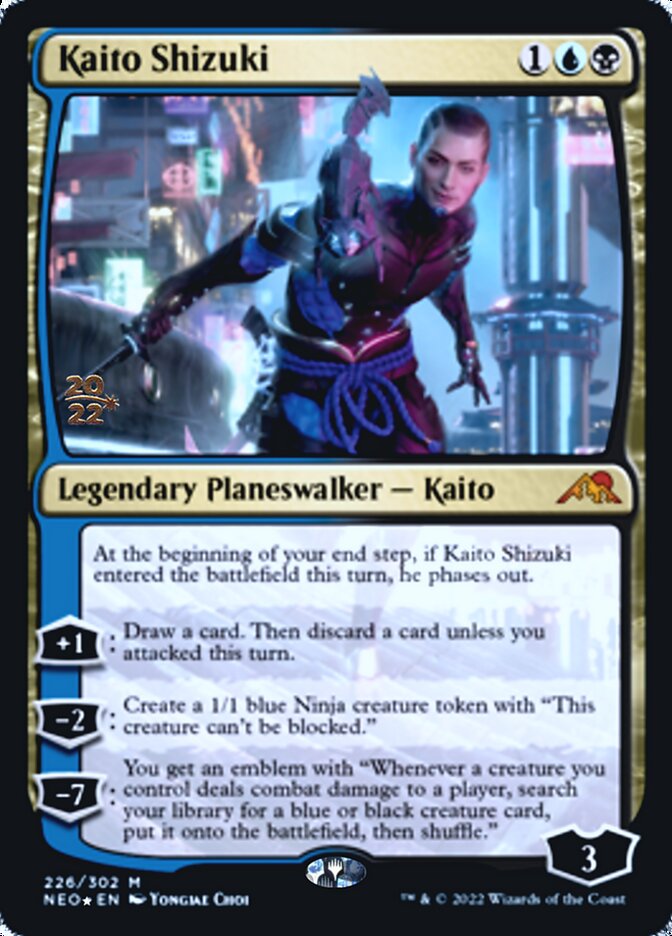 Kaito Shizuki [Kamigawa: Neon Dynasty Prerelease Promos] | Empire Gaming NC