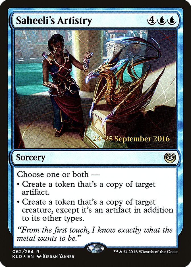 Saheeli's Artistry [Kaladesh Promos] | Empire Gaming NC