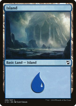 Island (296) [Commander 2018] | Empire Gaming NC