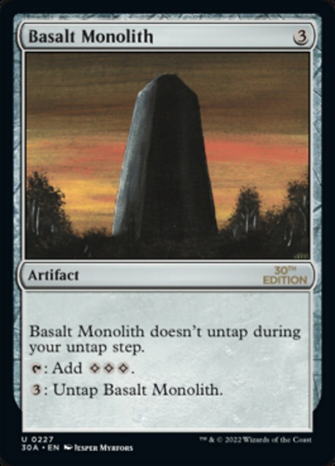 Basalt Monolith [30th Anniversary Edition] | Empire Gaming NC