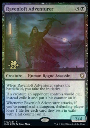 Ravenloft Adventurer [Commander Legends: Battle for Baldur's Gate Prerelease Promos] | Empire Gaming NC