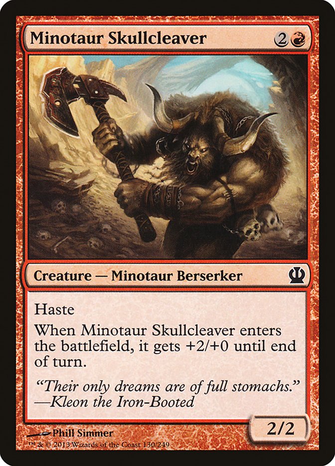 Minotaur Skullcleaver [Theros] | Empire Gaming NC