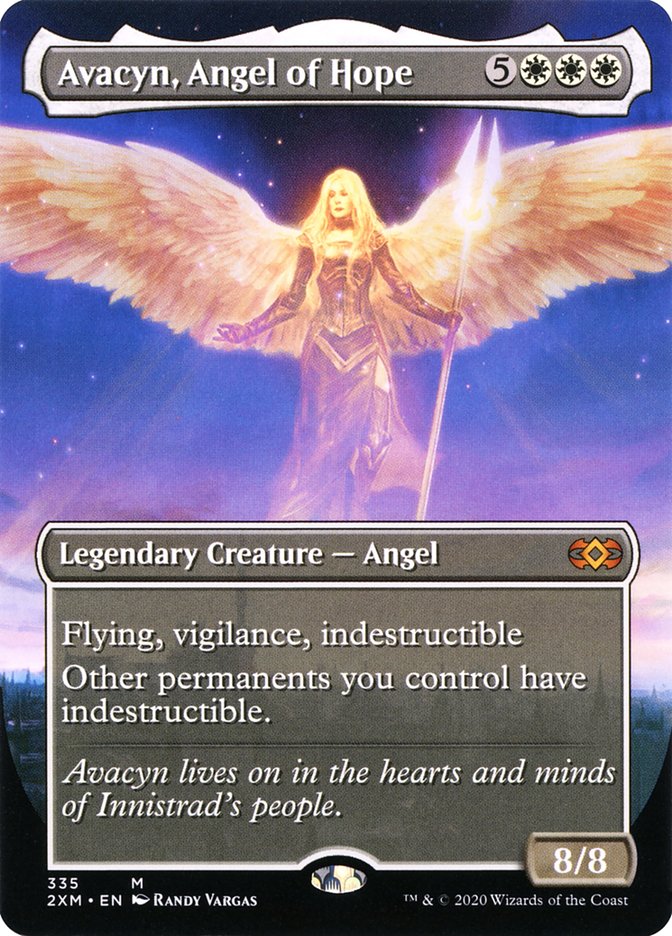 Avacyn, Angel of Hope (Borderless) [Double Masters] | Empire Gaming NC