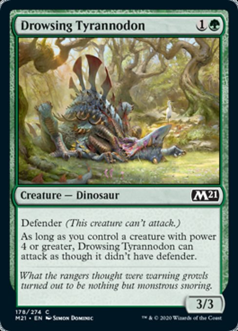 Drowsing Tyrannodon [Core Set 2021] | Empire Gaming NC