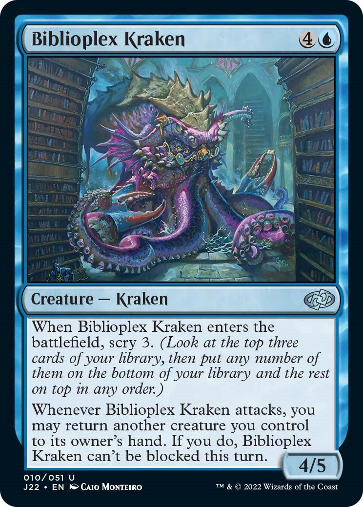 Biblioplex Kraken [Jumpstart 2022] | Empire Gaming NC