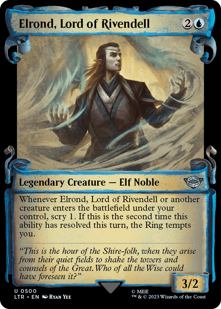 Elrond, Lord of Rivendell [The Lord of the Rings: Tales of Middle-Earth Showcase Scrolls] | Empire Gaming NC