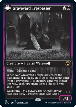 Graveyard Trespasser // Graveyard Glutton [Innistrad: Double Feature] | Empire Gaming NC