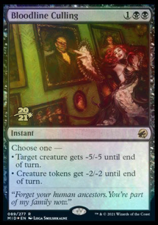 Bloodline Culling [Innistrad: Midnight Hunt Prerelease Promos] | Empire Gaming NC