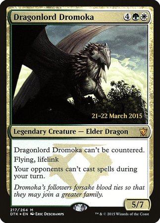 Dragonlord Dromoka [Dragons of Tarkir Promos] | Empire Gaming NC