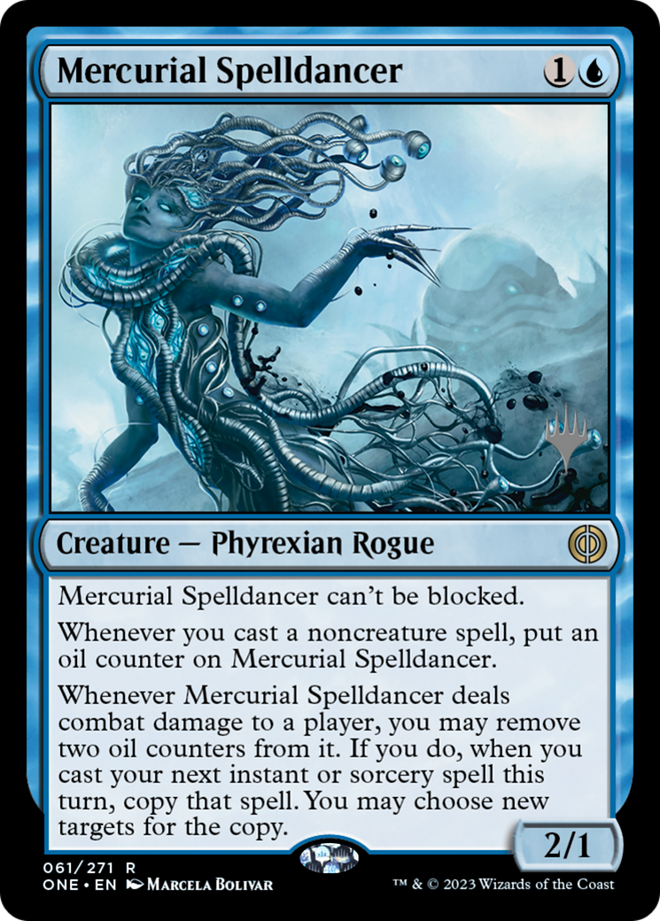 Mercurial Spelldancer (Promo Pack) [Phyrexia: All Will Be One Promos] | Empire Gaming NC