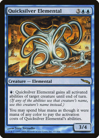 Quicksilver Elemental [Mirrodin] | Empire Gaming NC