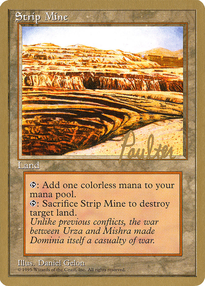 Strip Mine (Preston Poulter) [Pro Tour Collector Set] | Empire Gaming NC