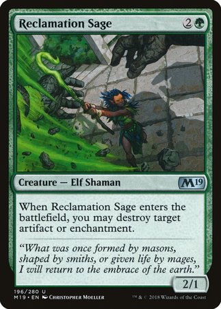 Reclamation Sage [Core Set 2019] | Empire Gaming NC