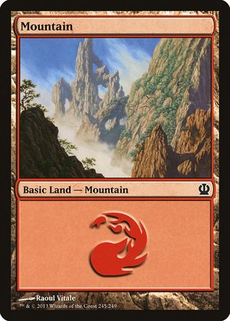 Mountain (245) [Theros] | Empire Gaming NC