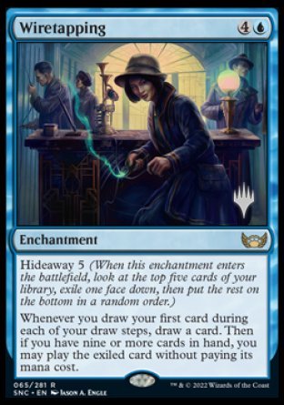 Wiretapping (Promo Pack) [Streets of New Capenna Promos] | Empire Gaming NC