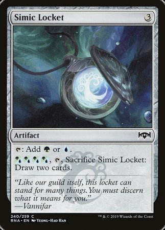 Simic Locket [Ravnica Allegiance] | Empire Gaming NC