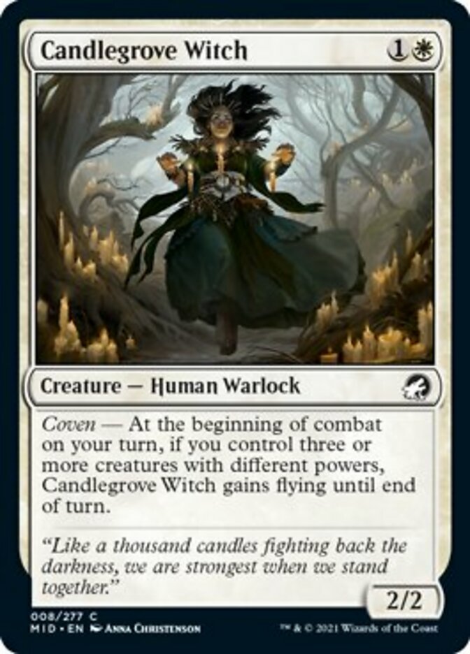 Candlegrove Witch [Innistrad: Midnight Hunt] | Empire Gaming NC