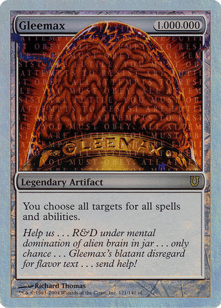 Gleemax (Alternate Foil) [Unhinged] | Empire Gaming NC