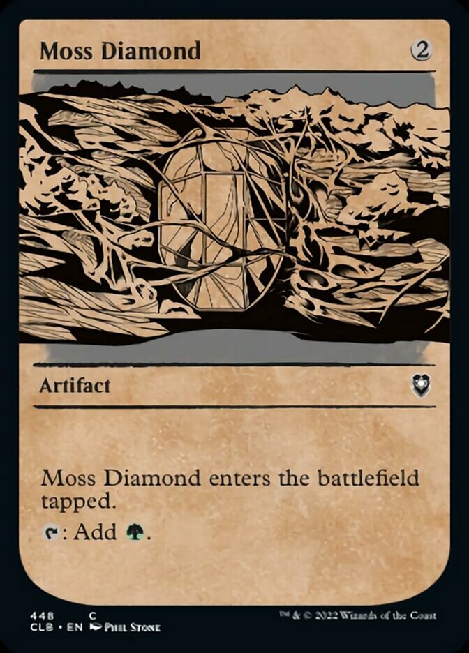 Moss Diamond (Showcase) [Commander Legends: Battle for Baldur's Gate] | Empire Gaming NC