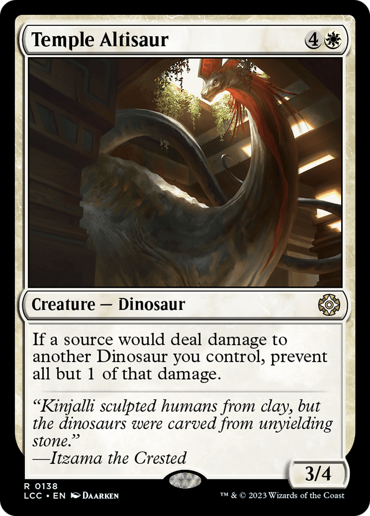 Temple Altisaur [The Lost Caverns of Ixalan Commander] | Empire Gaming NC