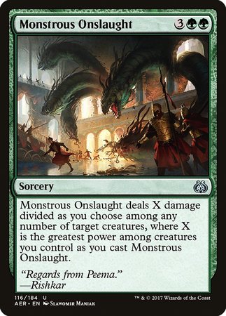 Monstrous Onslaught [Aether Revolt] | Empire Gaming NC