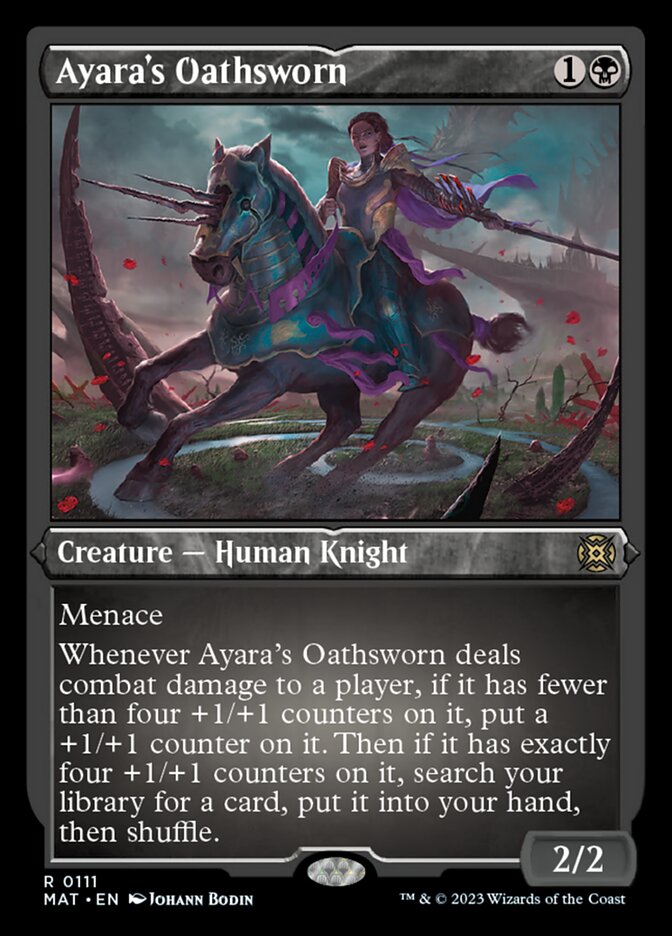 Ayara's Oathsworn (Foil Etched) [March of the Machine: The Aftermath] | Empire Gaming NC