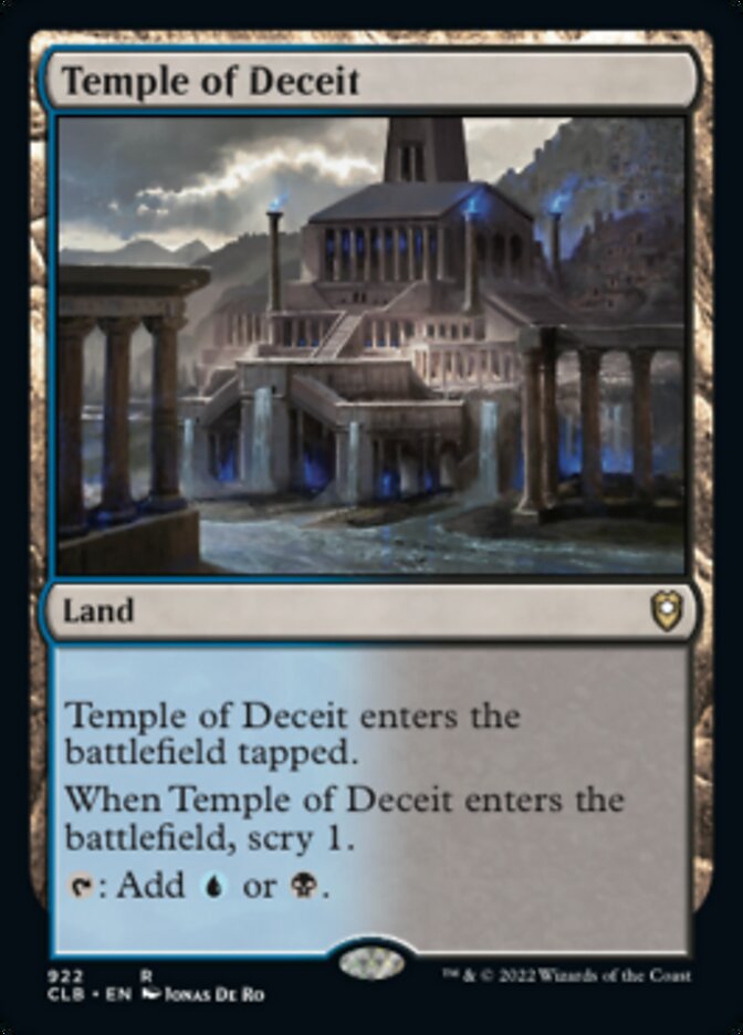 Temple of Deceit [Commander Legends: Battle for Baldur's Gate] | Empire Gaming NC