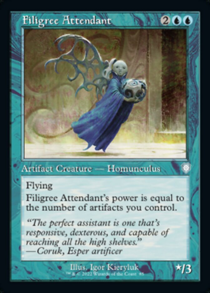 Filigree Attendant (Retro) [The Brothers' War Commander] | Empire Gaming NC