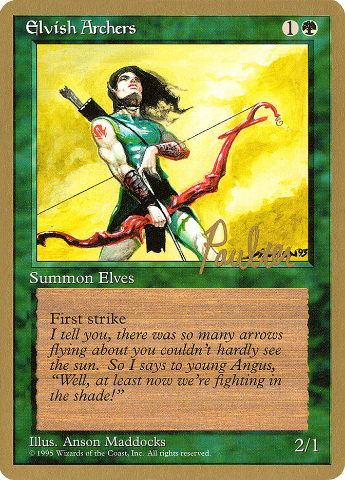 Elvish Archers (Preston Poulter) [Pro Tour Collector Set] | Empire Gaming NC