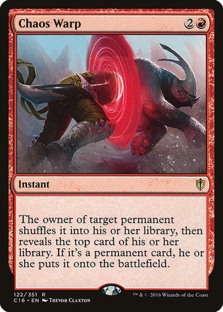 Chaos Warp [Commander 2016] | Empire Gaming NC