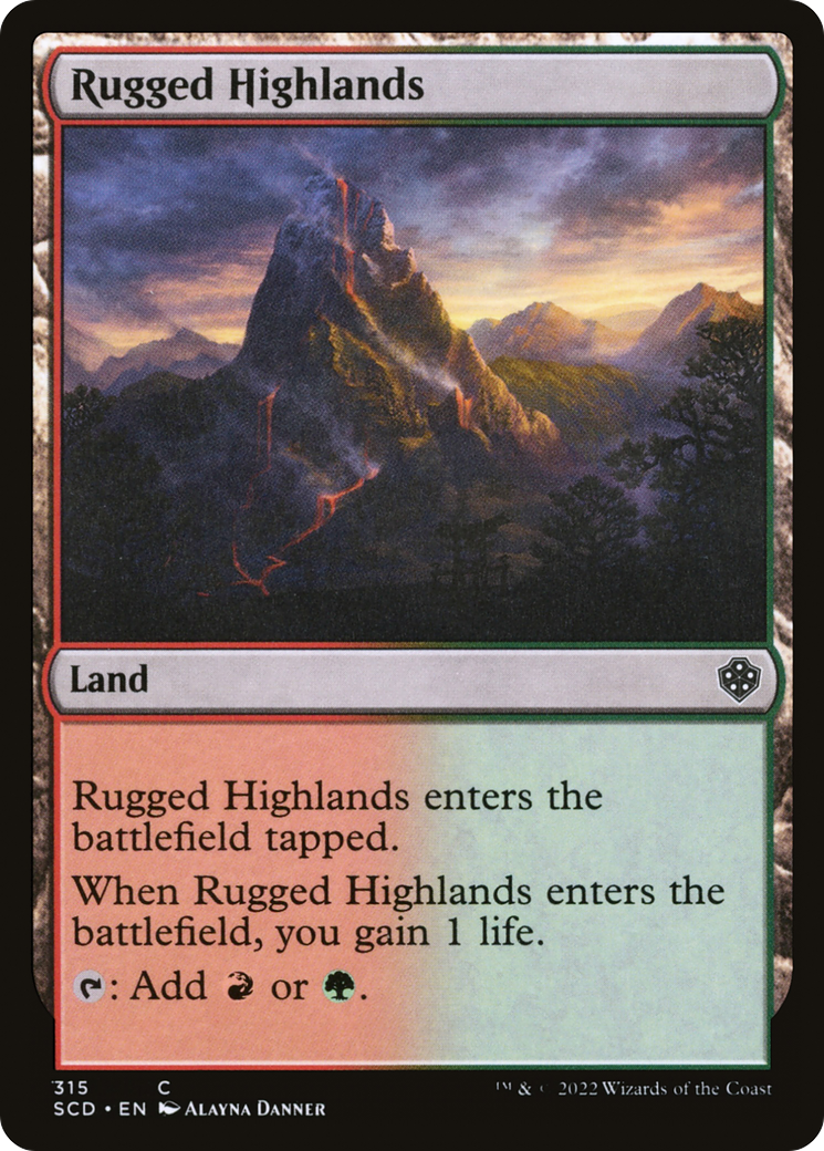 Rugged Highlands [Starter Commander Decks] | Empire Gaming NC