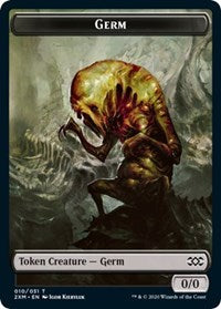 Germ // Human Soldier Double-sided Token [Double Masters Tokens] | Empire Gaming NC