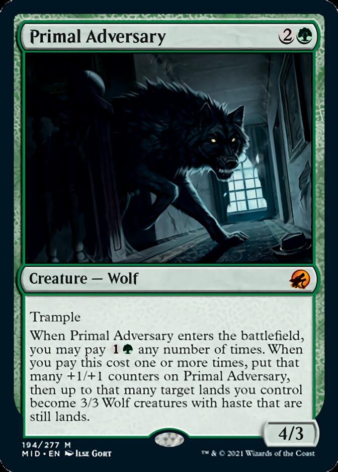 Primal Adversary [Innistrad: Midnight Hunt] | Empire Gaming NC