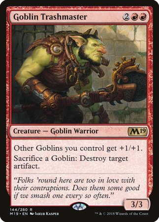 Goblin Trashmaster [Core Set 2019] | Empire Gaming NC